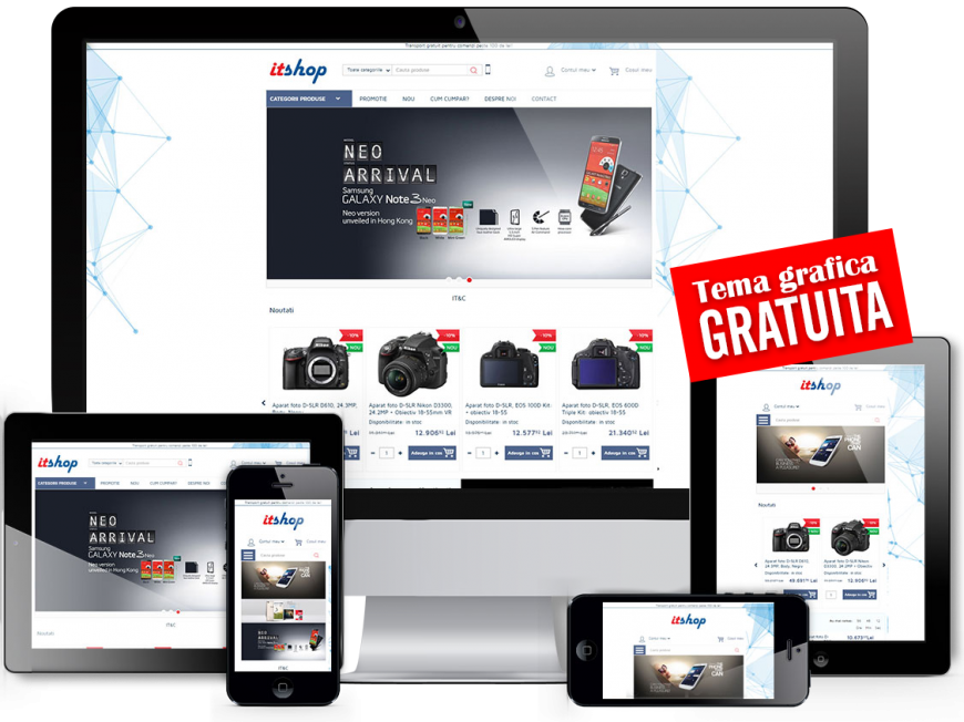 Itshop - Tema grafica Gratuita