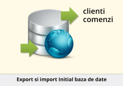 Export si import Initial baza de date pentru clienti si comenzi